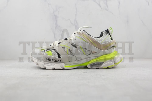 Ba1en*iaga Track 3.0 Sneakers Light Grey/Fluorescent Green/Black Master Quality