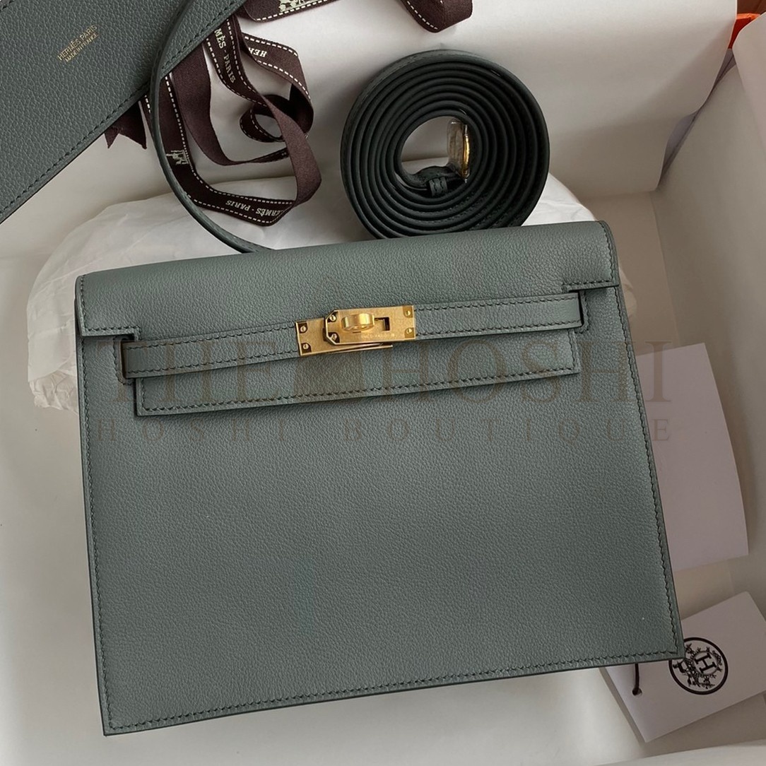 H**me5 Kelly Danse II Bag In Vert Amande Evercolor Calfskin Master Quality