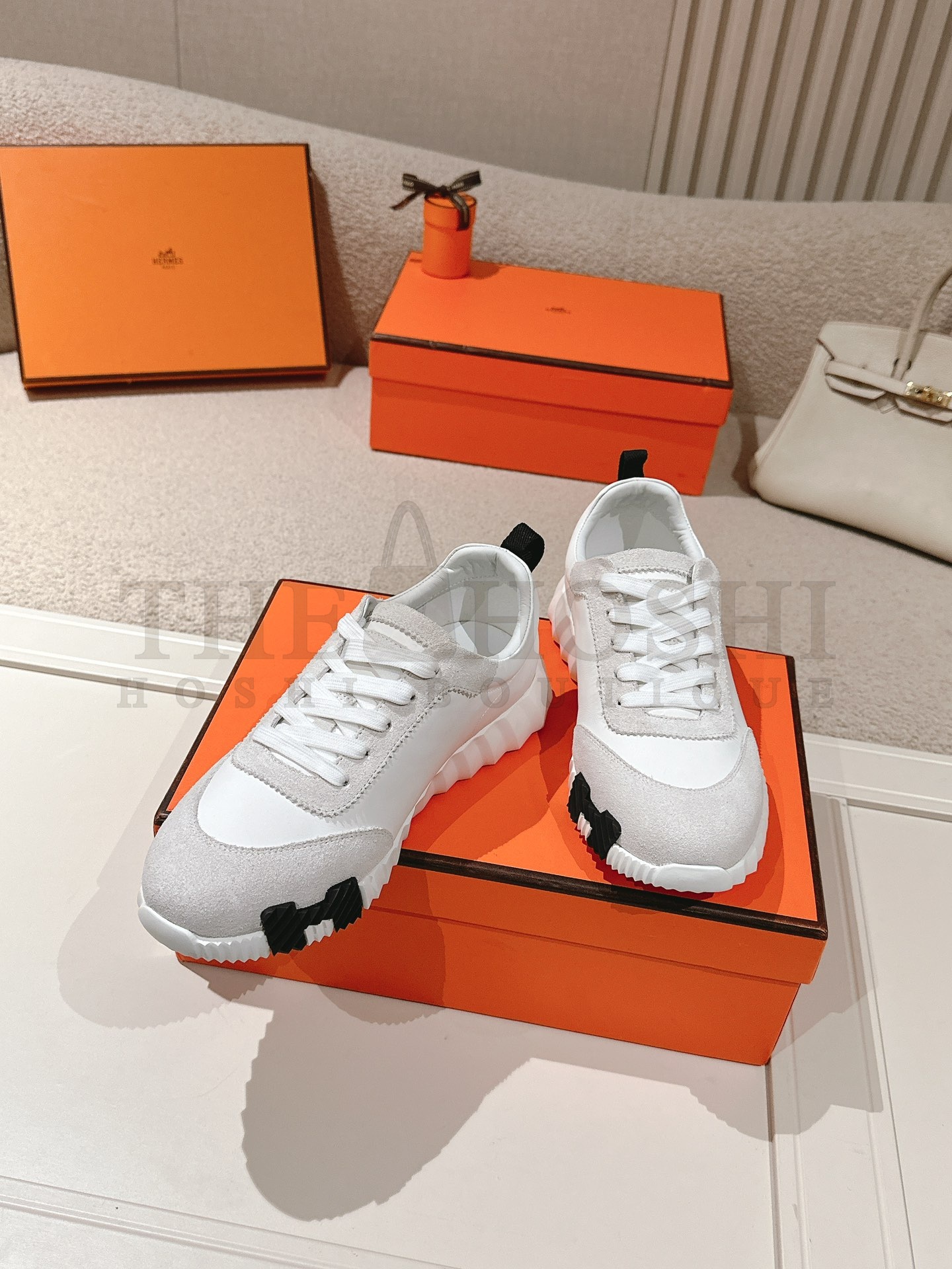 H**me5 Bouncing Sneakers In White Canvas Master Quality