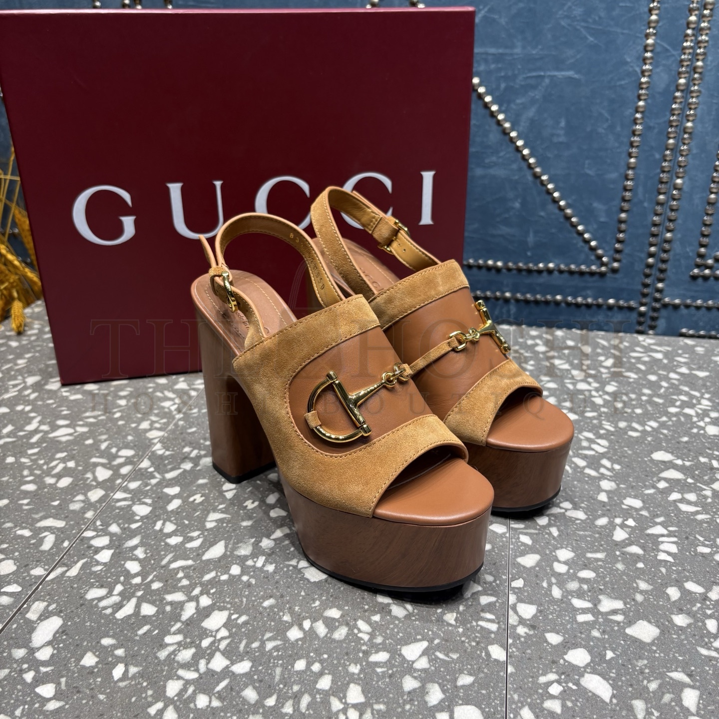 Gvc*1 GG Spring Summer 25 Platform Slide Sandals 35-41 Master Quality