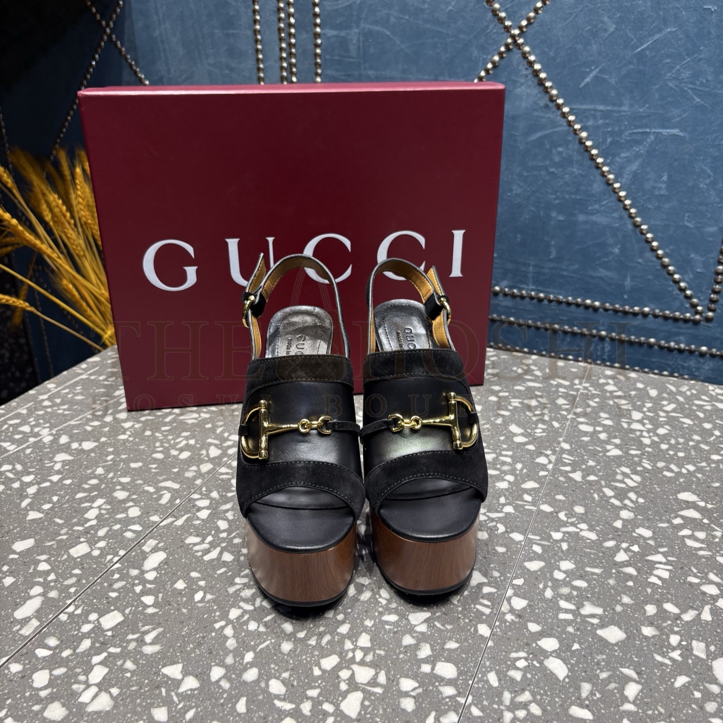 Gvc*1 GG Spring Summer 25 Platform Slide Sandals 35-41 Master Quality