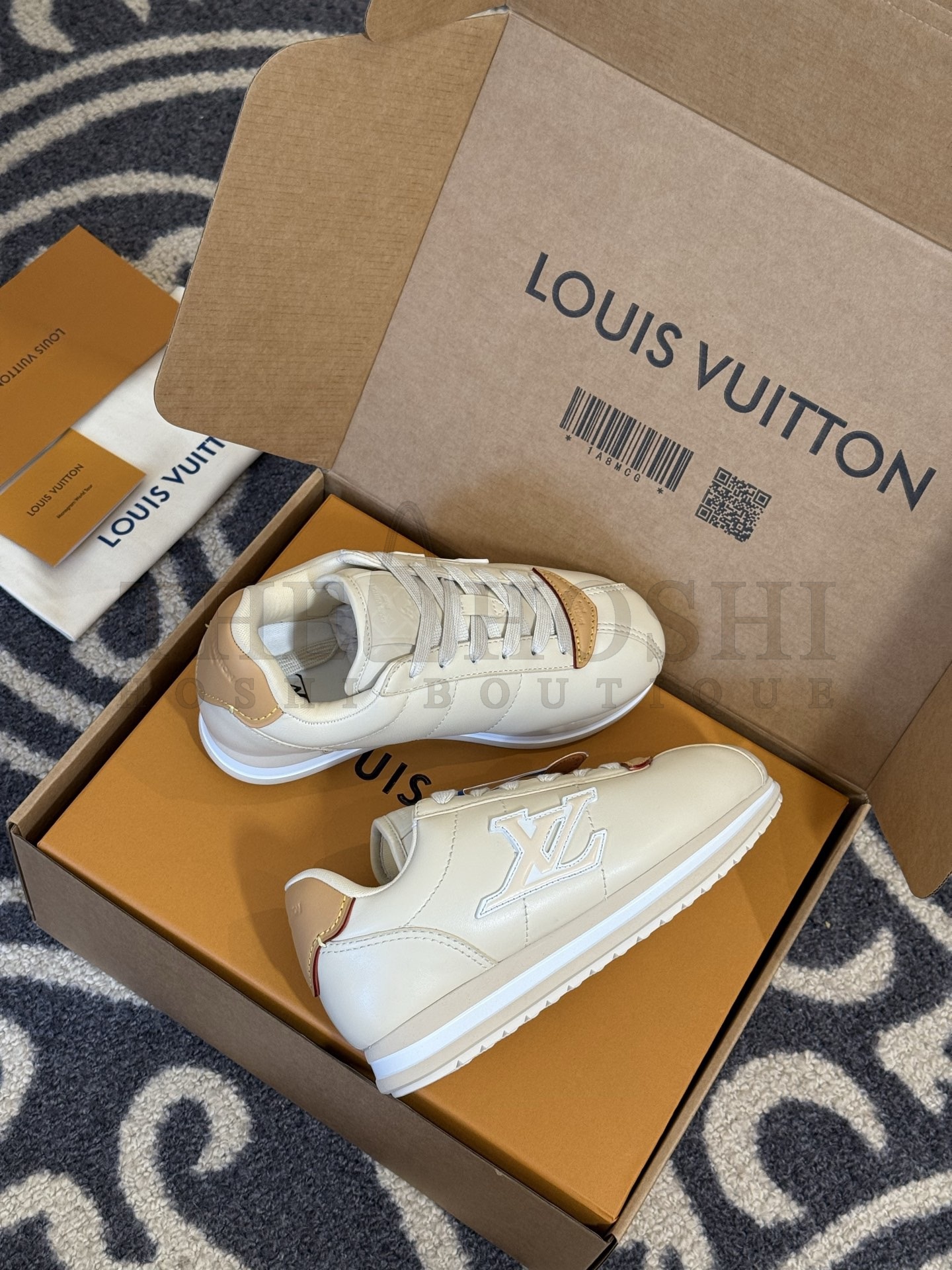 L0vis Vvtt0n LV x Nigo Butterscotch FW25 Monogram Calfskin Sneakers 35-45 Master Quality