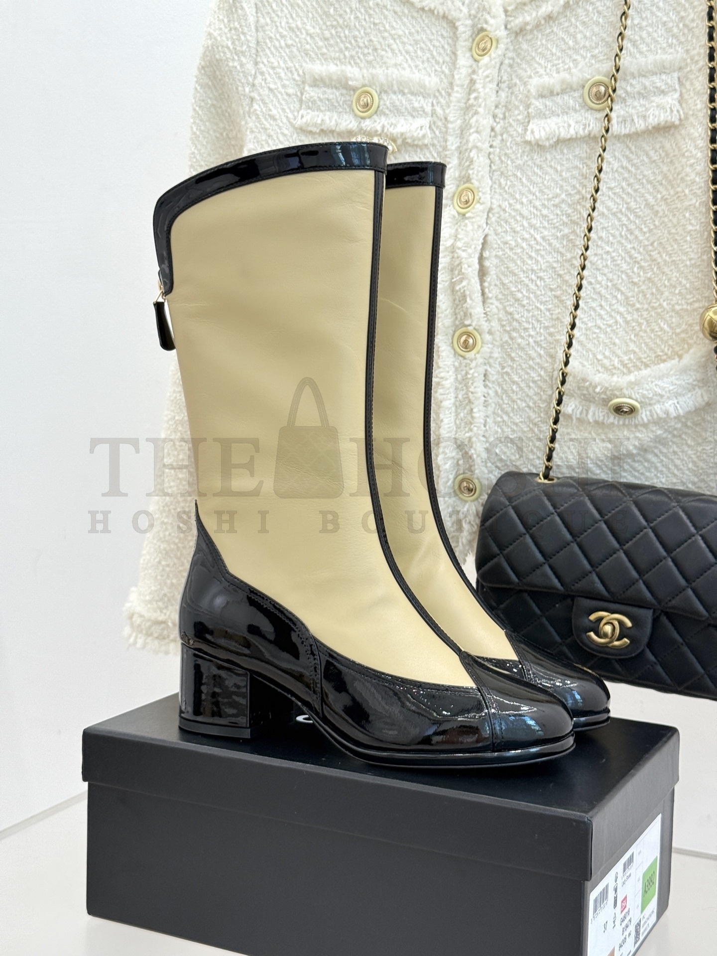 Ch**el 25K Patchwork Suede Leather Long Boots 35-41 Master Quality