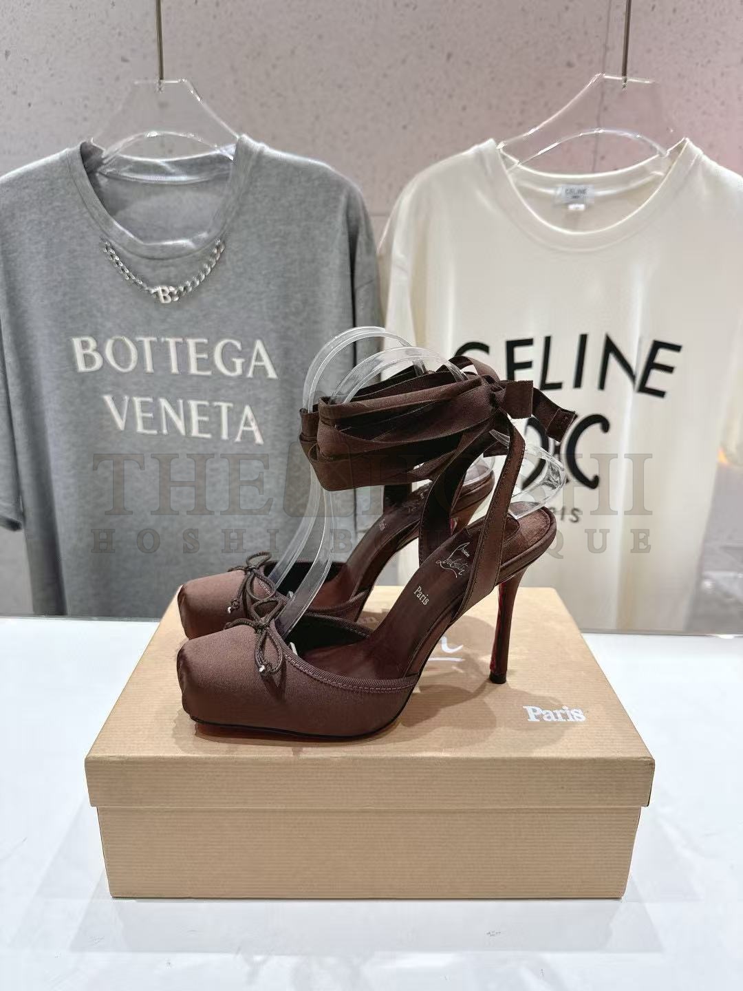 Chr1st1an Louboutin CL Cassia Lace Up Satin Pumps Heels 10cm Master Quality