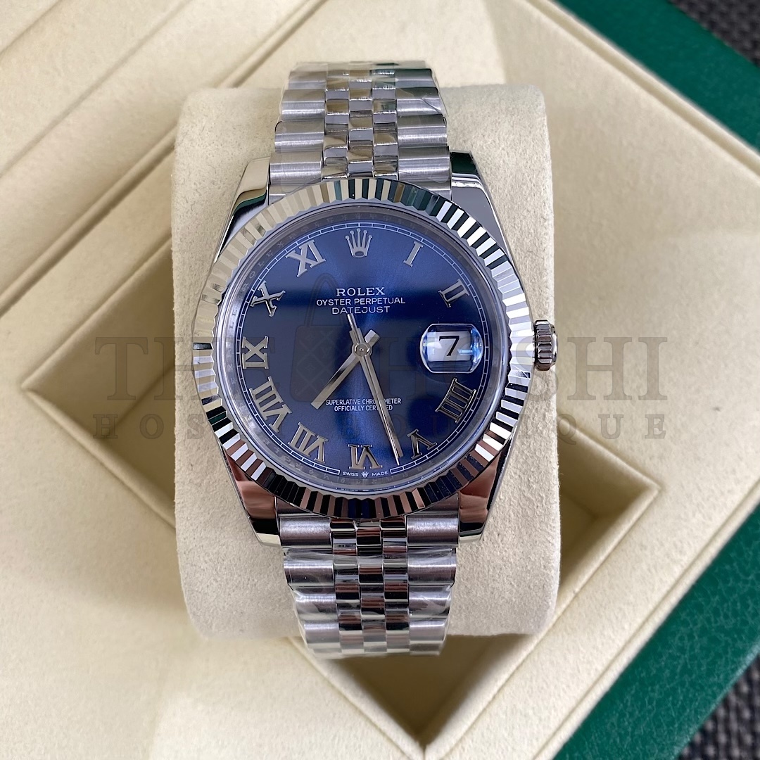 R01ex Datejust 41 Blue Dial Men's Watch Master Quality