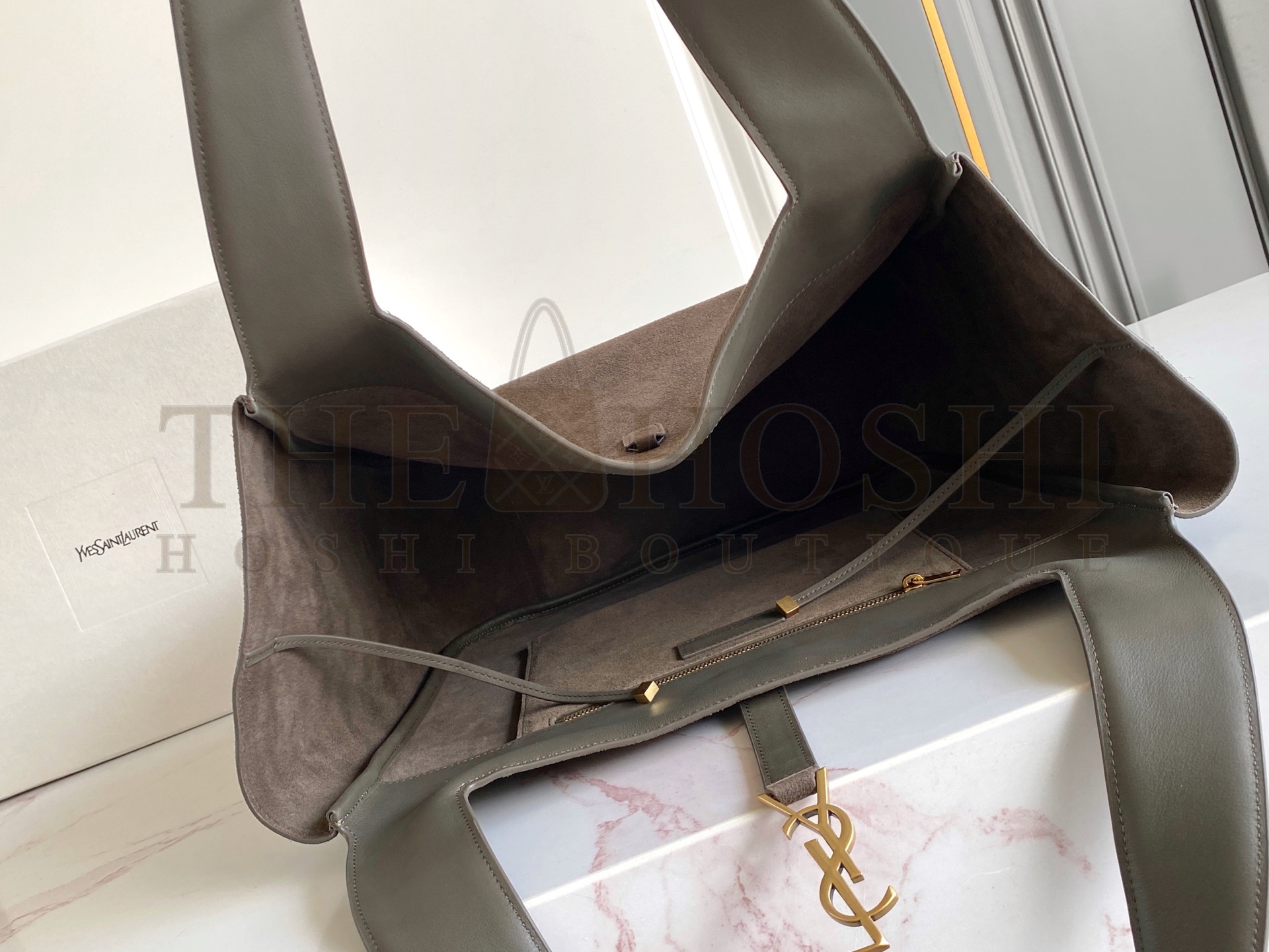 Sa1nt Lau*nt Bea Y51 Cabas Tote Bag in Suede Master Quality