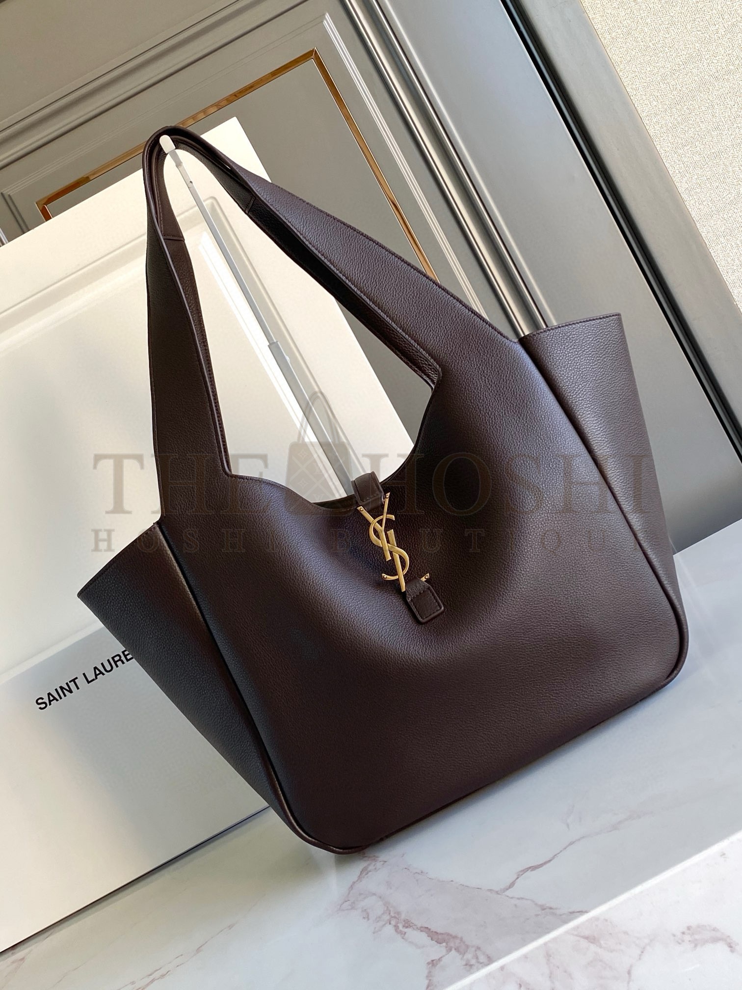 Sa1nt Lau*nt Bea Y51 Cabas Tote Bag in Leather Master Quality
