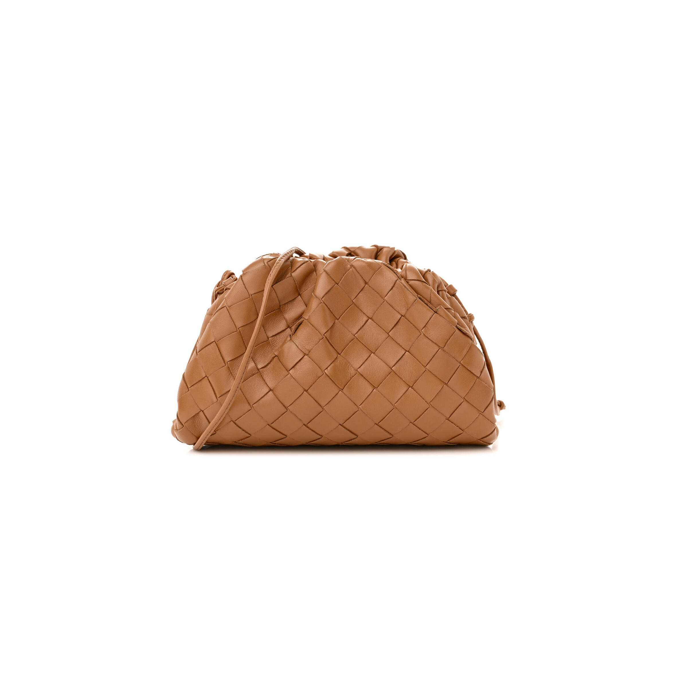 B0tt*ga Ven*ta NAPPA INTRECCIATO THE MINI POUCH CARMEL (21*11*5cm) Master Quality