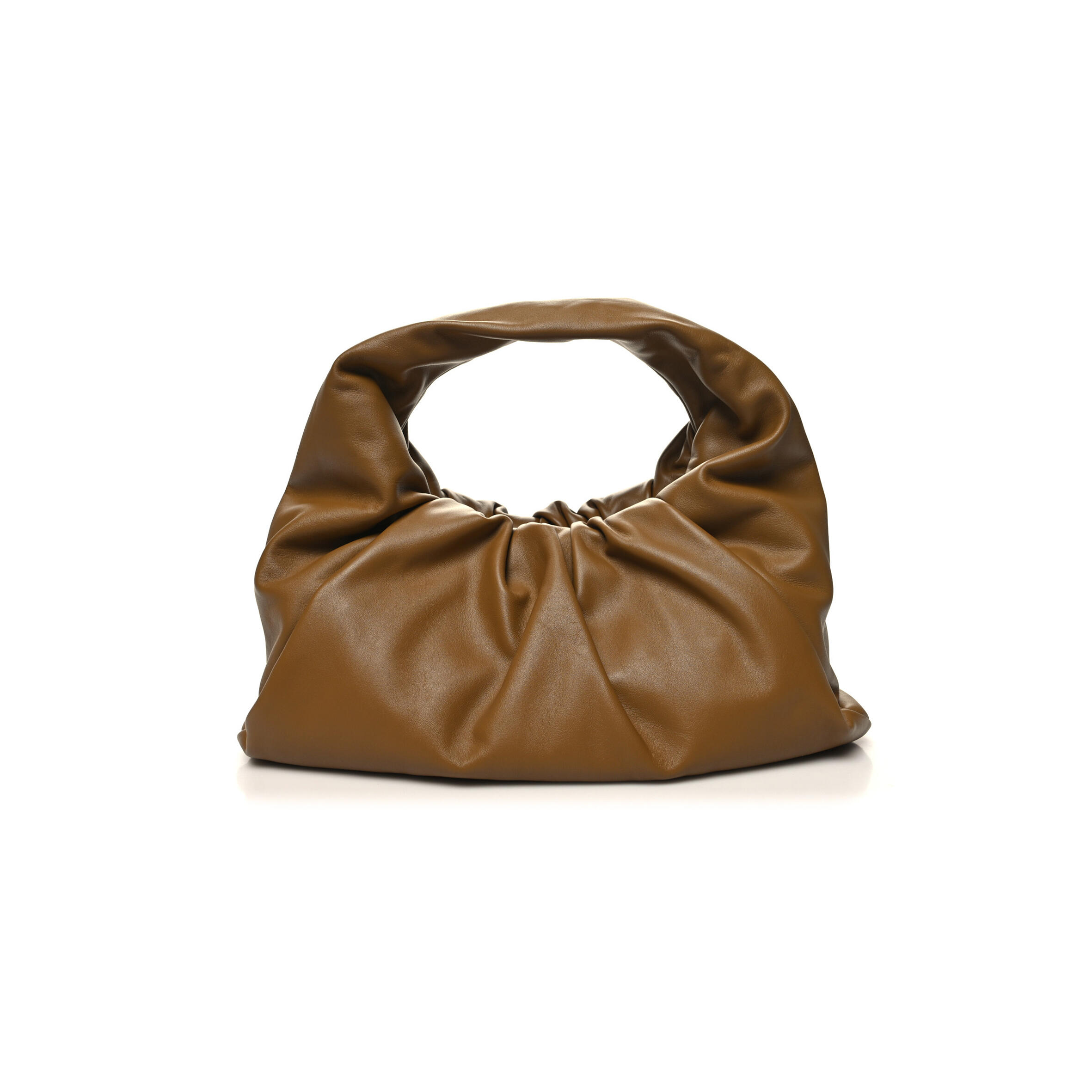 B0tt*ga Ven*ta SMOOTH BUTTER CALFSKIN SMALL THE SHOULDER POUCH MOUTARDE (40*29*8cm) Master Quality