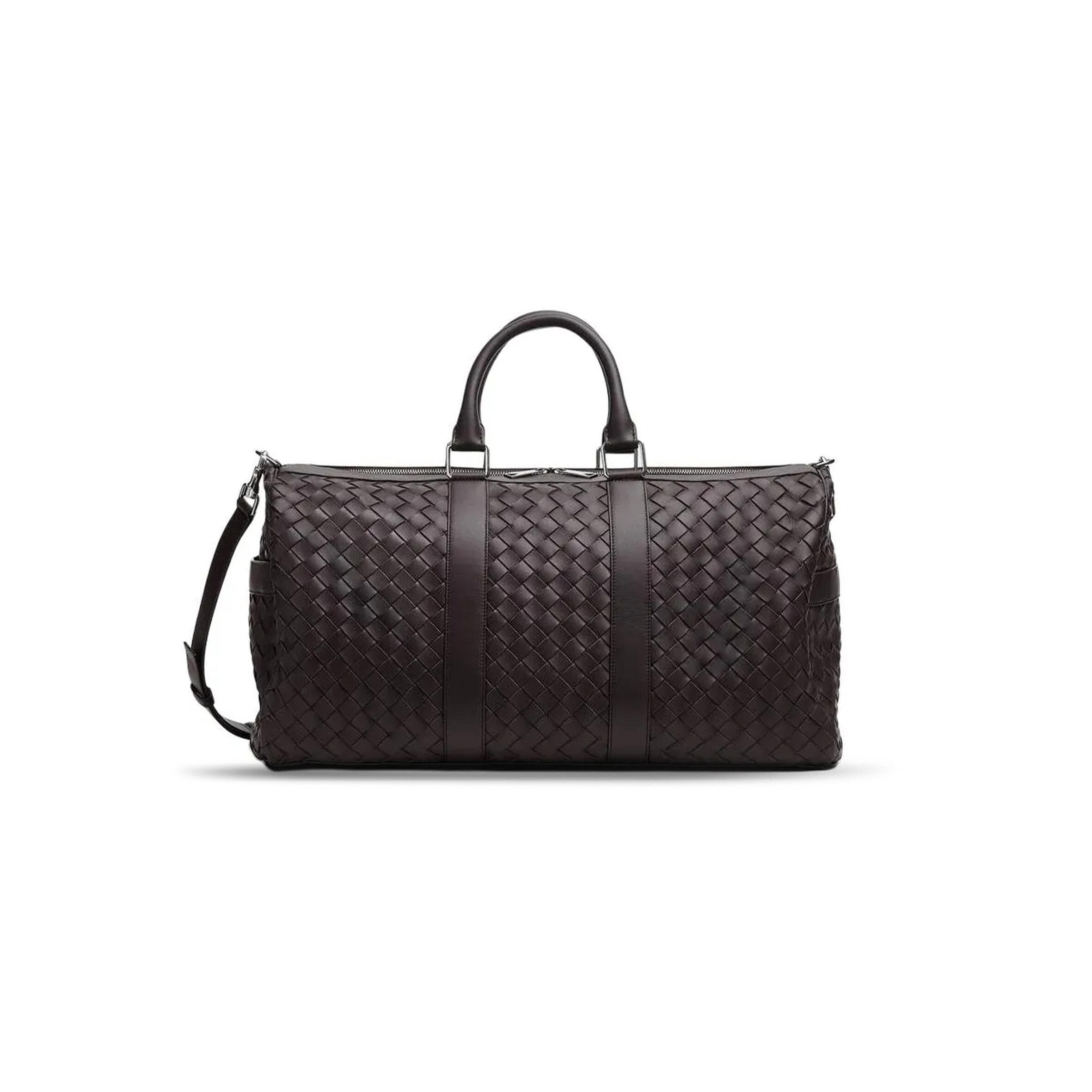 B0tt*ga Ven*ta LARGE INTRECCIATO DUFFLE 650066V2E412145 (50*27*24cm) Master Quality