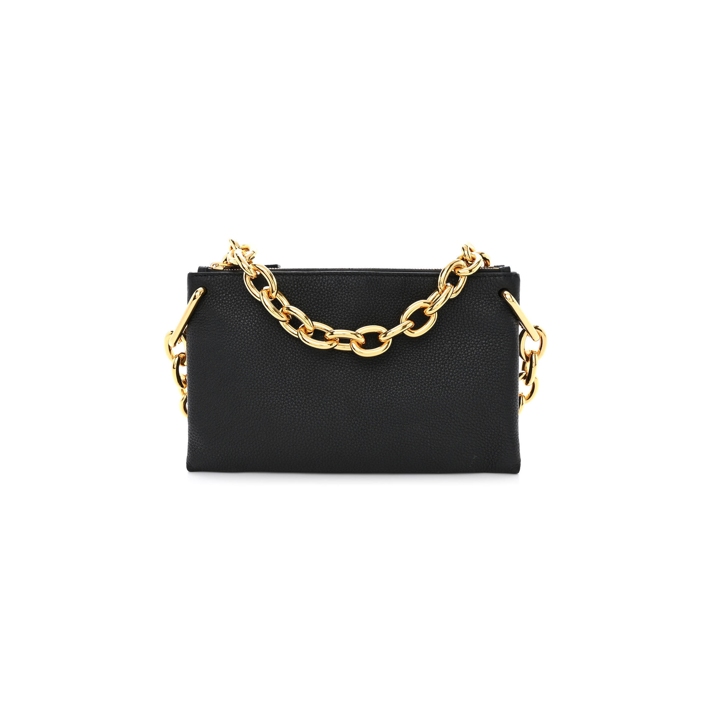 B0tt*ga Ven*ta GRAINED CALFSKIN SAINT GERMAIN CHAIN CROSSBODY POUCH BLACK (23*13*3cm) Master Quality
