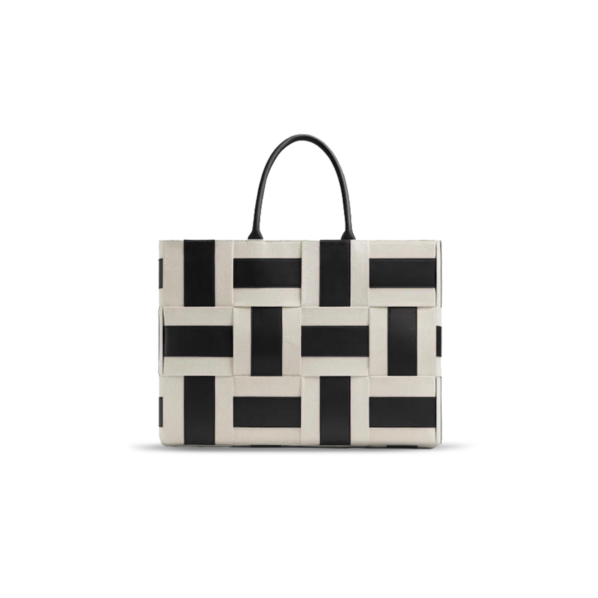 B0tt*ga Ven*ta COTTON WITH LINEN WITH POLYURETHANE TOTE BAG 755219V2OS19815 (45*34*11cm) Master Quality