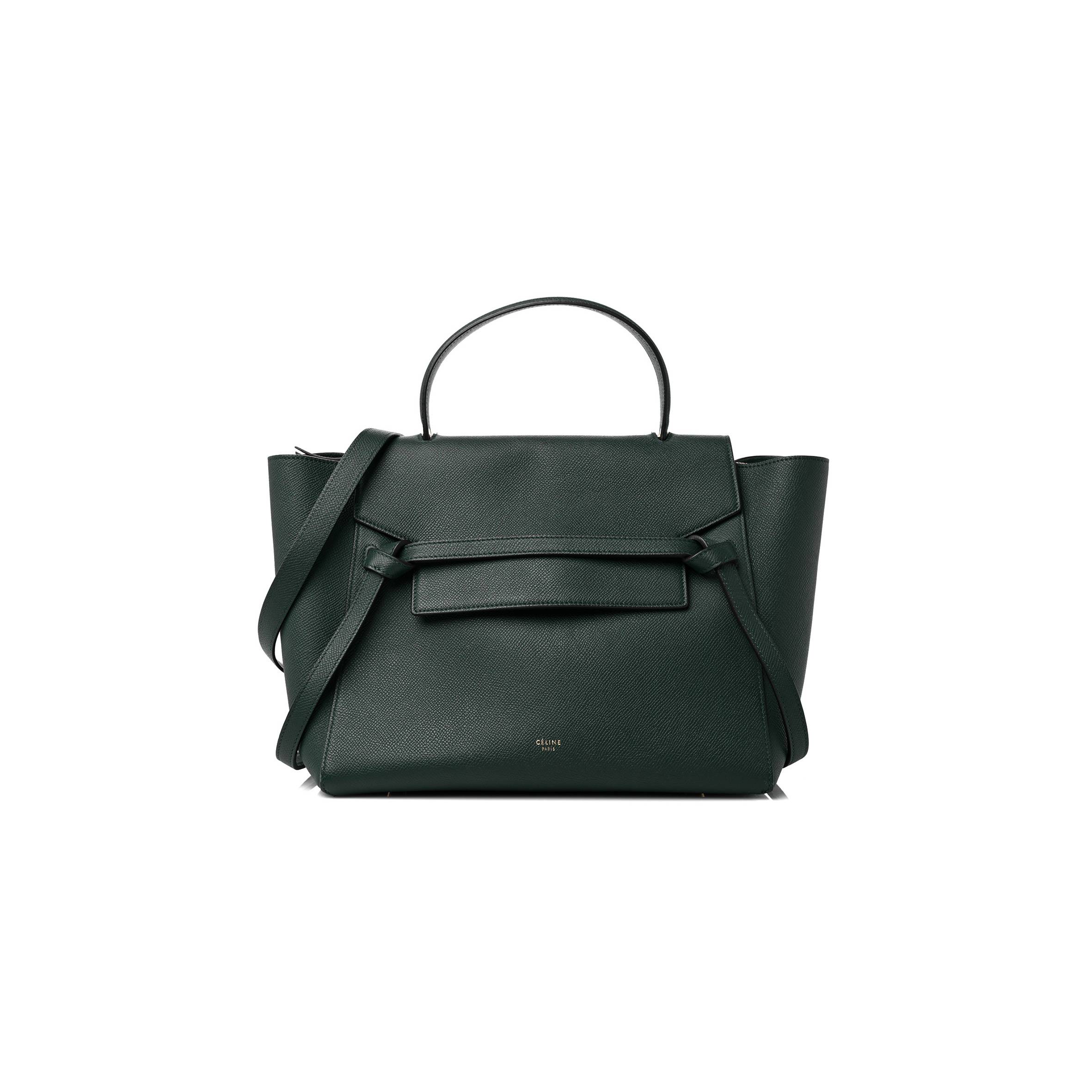 Ce1i*e GRAINED CALFSKIN MINI BELT BAG AMAZONE (28*22*17cm) Master Quality