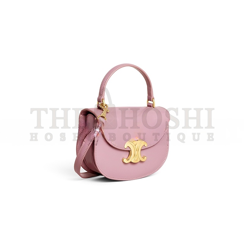 CELIN MINI BESACE CLEA IN SHINY CALFSKIN 10L063ETZ.25TL (15.5*11.5*5cm) Master Quality