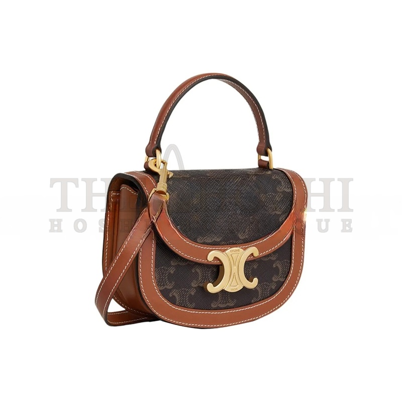 CELIN MINI BESACE CLEA IN FABRIC AND COWHIDE 10K502EWU.04LU (15.5*11.5*5cm) Master Quality
