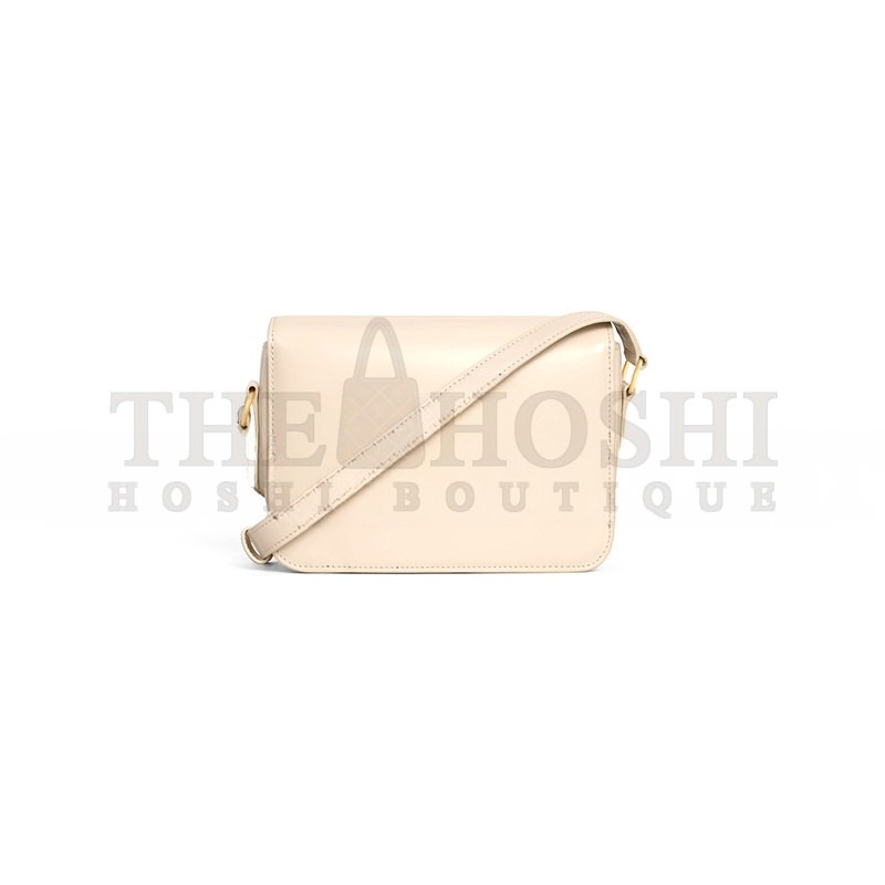 Ce1i*e TEEN TRIOMPHE BAG IN SHINY CALFSKIN 188423BF4.01CR (18.5*13.5*7cm) Master Quality