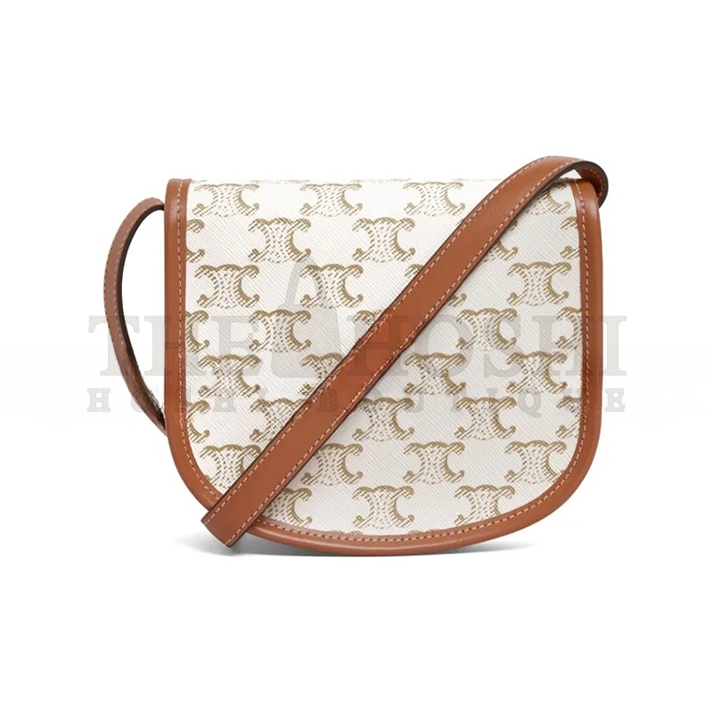 Ce1i*e MINI BESACE IN TRIOMPHE CANVAS AND CALFSKIN 196702BZJ.01BC (15*11*4cm) Master Quality