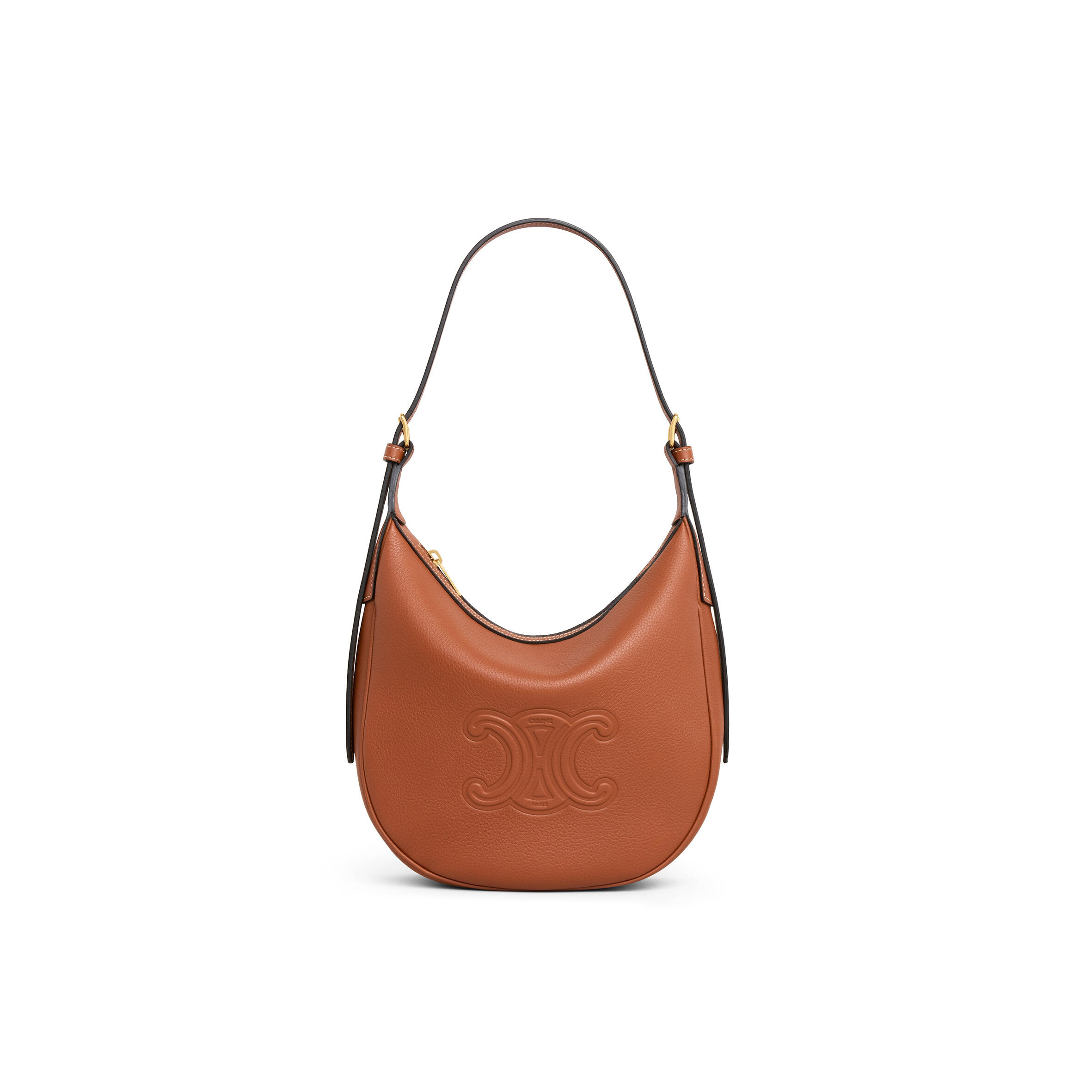Ce1i*e SMALL HELOÏSE BAG IN S*pPLE GRAINED CALFSKIN 117253FLH.04LU (24*21*7cm) Master Quality