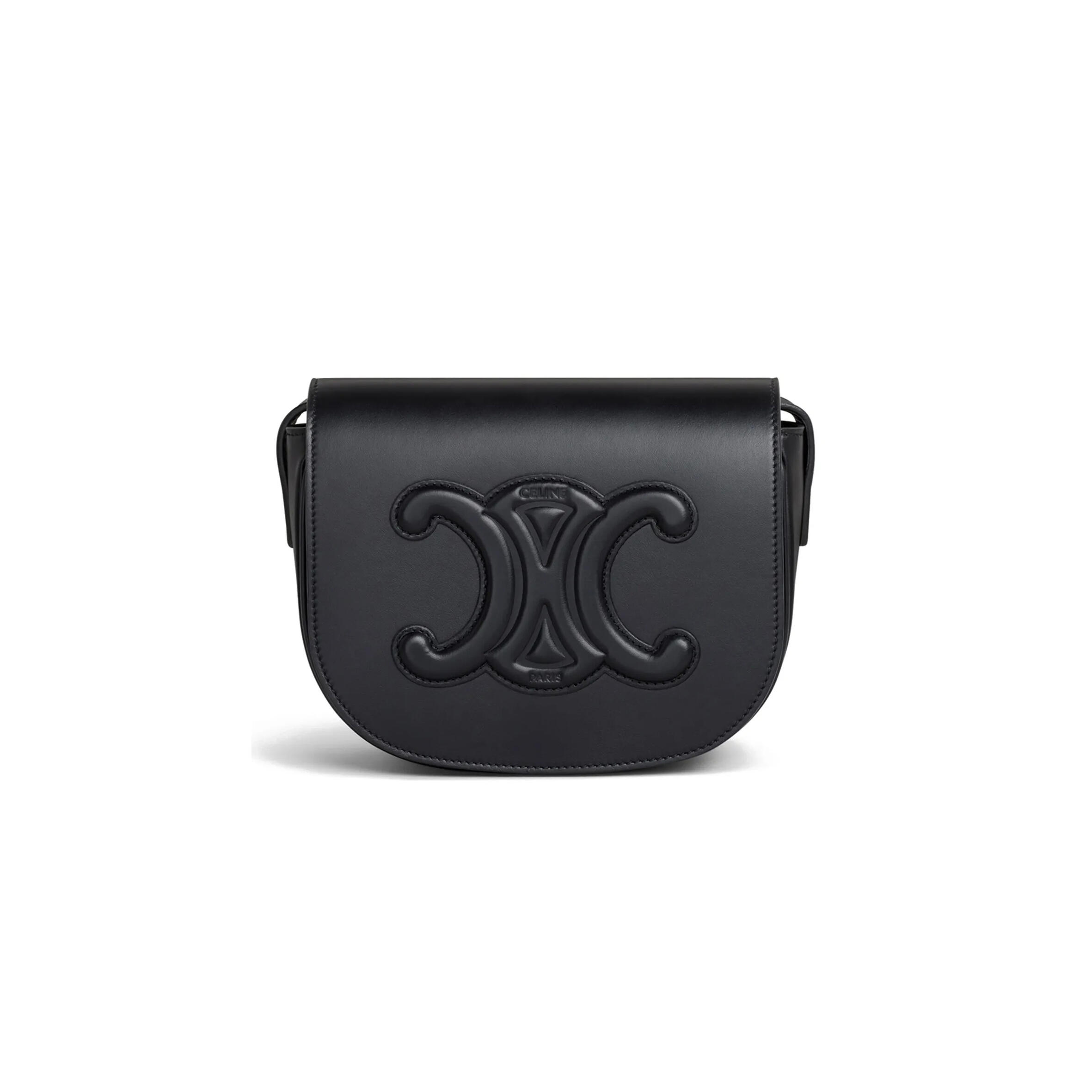 Ce1i*e CROSSBODY IN FOLCO CUIR TRIOMPHE SMOOTH COWHIDE 198263DU3.38NO (18.5*15*7cm) Master Quality