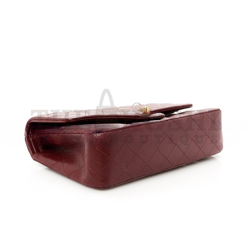 Ch**el CAVIAR QUILTED MEDIUM DOUBLE FLAP 1635335 (25*15*7cm) Master Quality