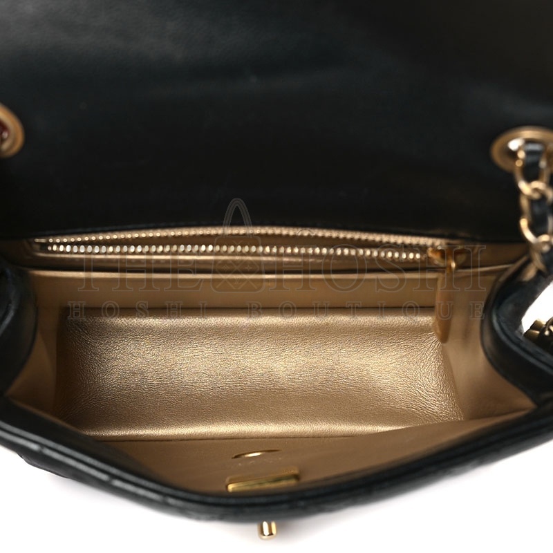 Ch**el LAMBSKIN QUILTED MINI PEARL CRUSH FLAP AS1786 B02916 94305 (17*12*7cm) Master Quality