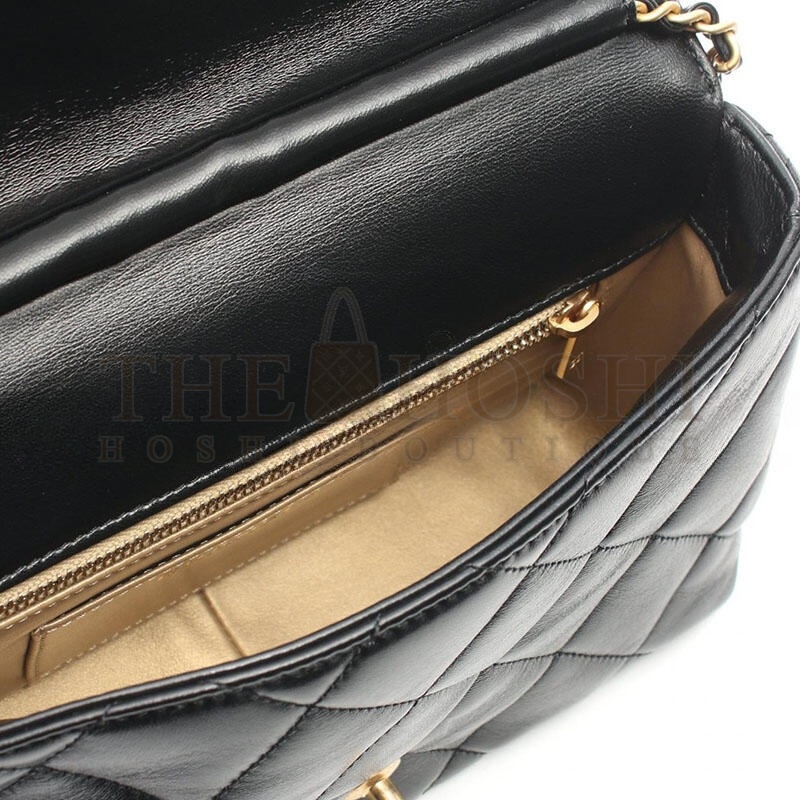 Ch**el MINI FLAP BAG AS5011 (23*16*9cm) Master Quality