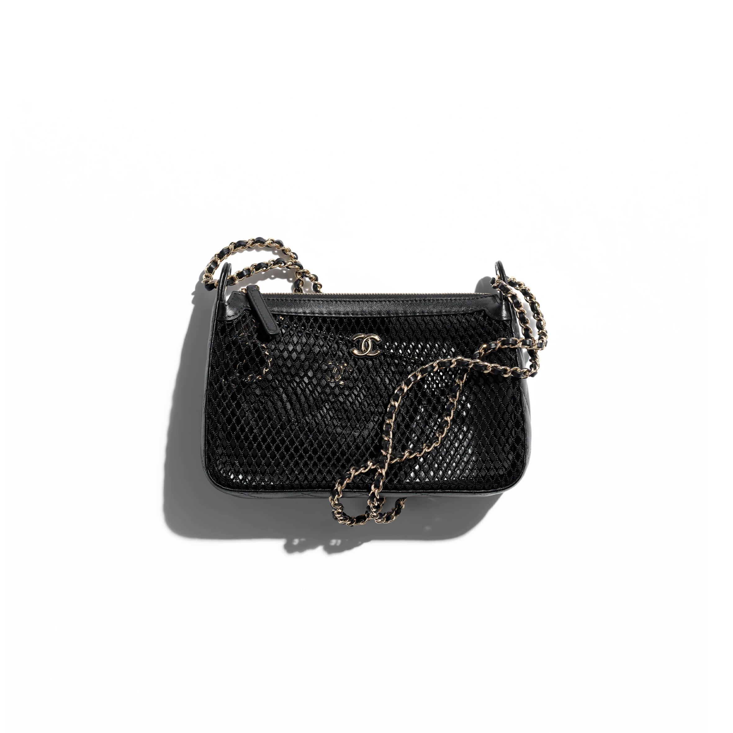 Ch**el CLUTCH WITH CHAIN AP4572 (20*13*4.5cm) Master Quality