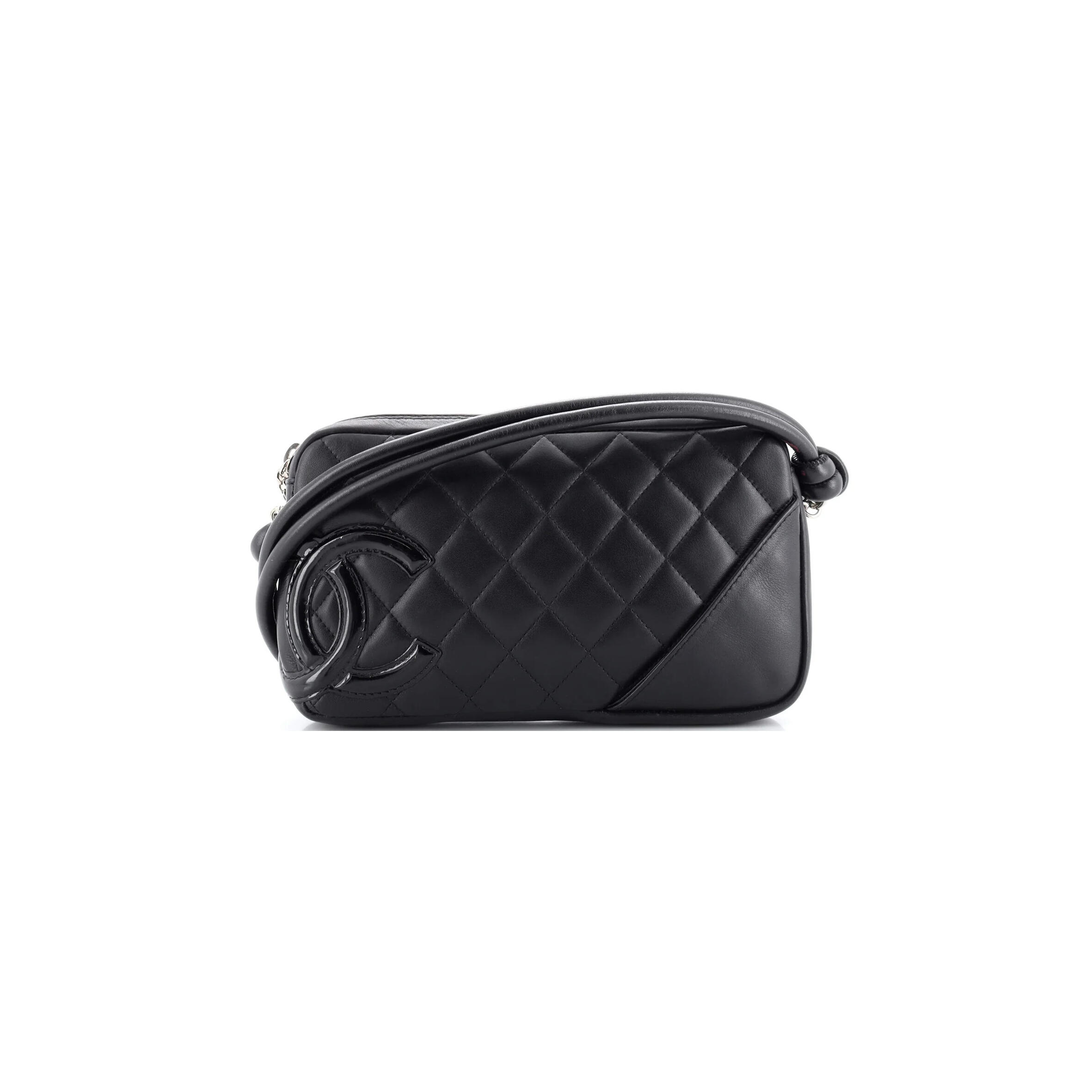 Ch**el CAMBON POCHETTE QUILTED LEATHER 11893953 (20*12*3cm) Master Quality