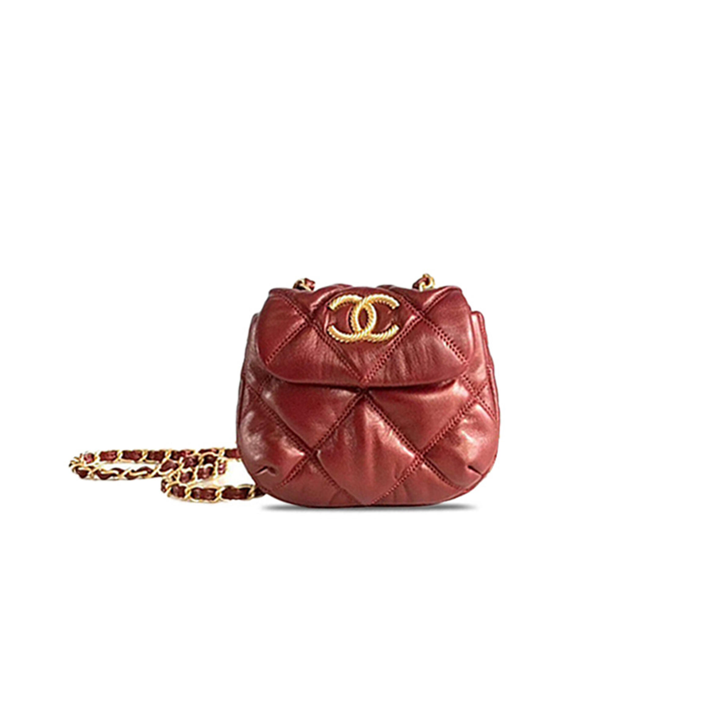 Ch**el MINI PUFF SQUARE FATTY  (15.5*14*3cm) Master Quality