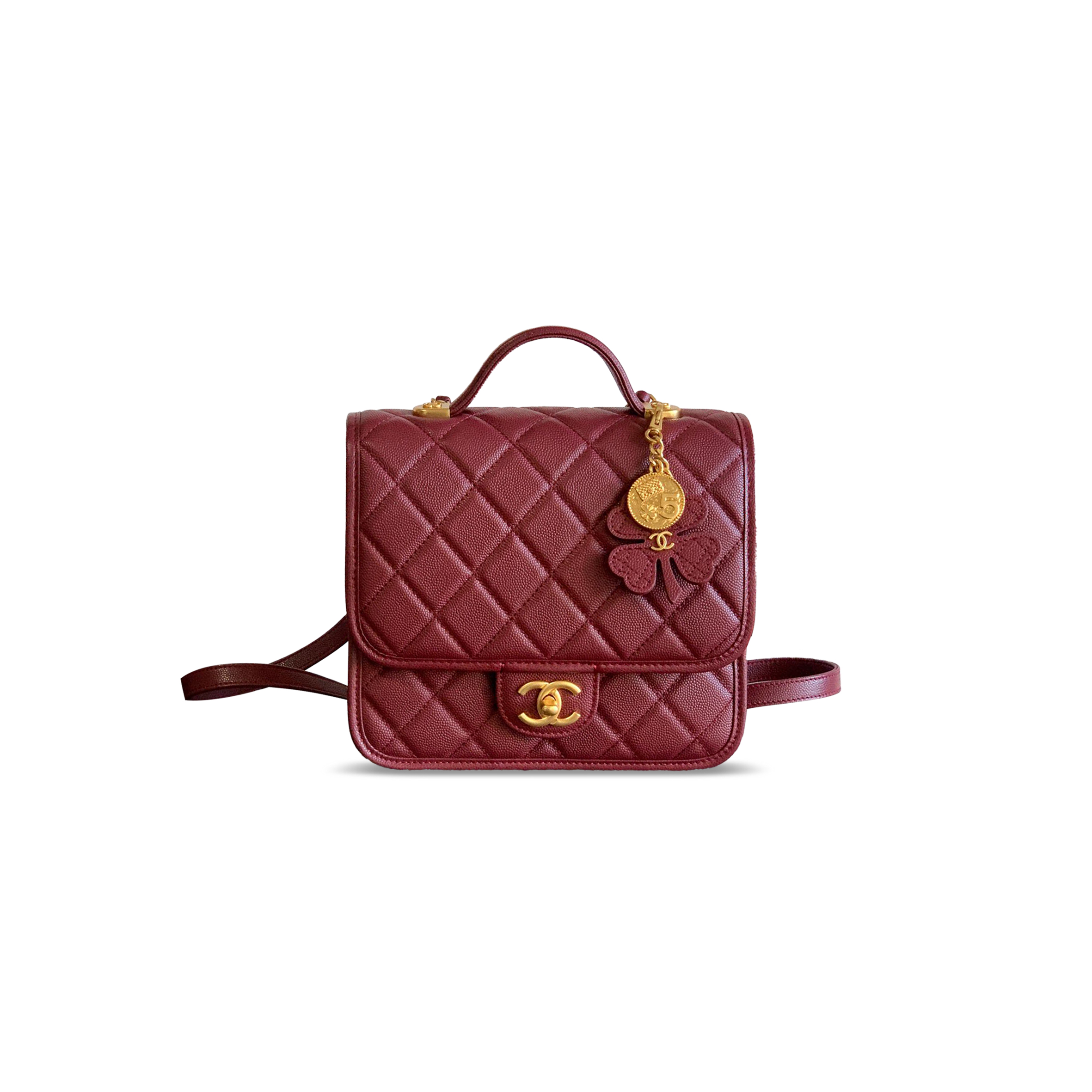 Ch**el 25B CLOVER SERIES BACKPACK AS5715 (22*19.5*7cm) Master Quality