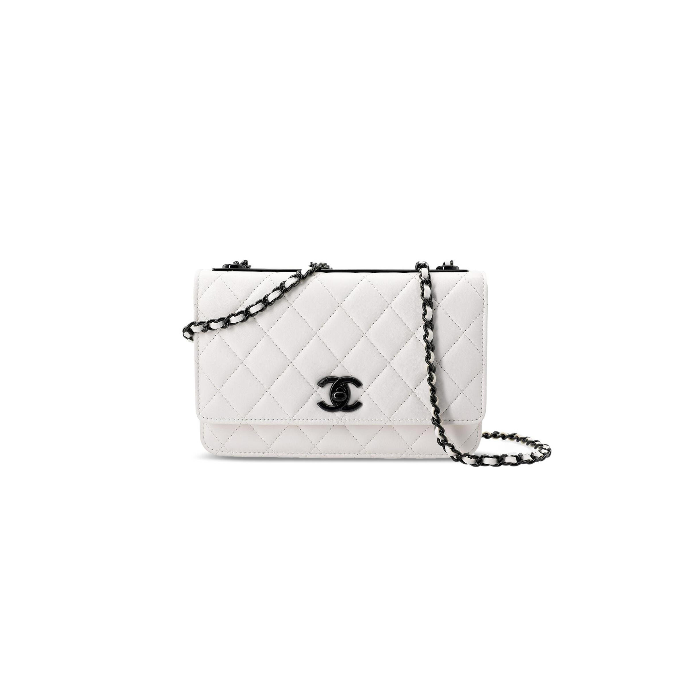 Ch**el MY EVERYTHING WALLET ON CHAIN WOC A80982 (19*13*3cm) Master Quality