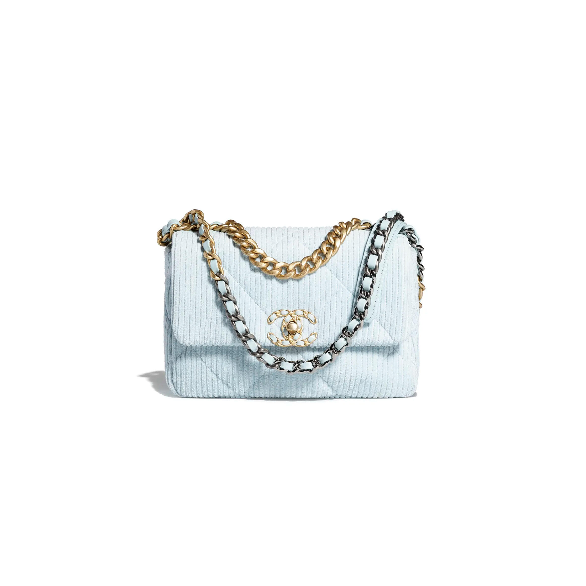 Ch**el MEDIUM CORDUROY 19 BAG AS1160 B08964 NJ582 (26*16*9cm) Master Quality