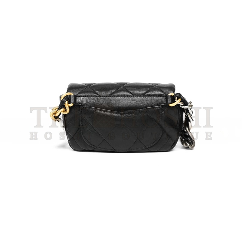 Ch**el 19 WAIST BAG GOATSKIN MIXED HARDWARE AS1163 (20*11*5.5cm) Master Quality