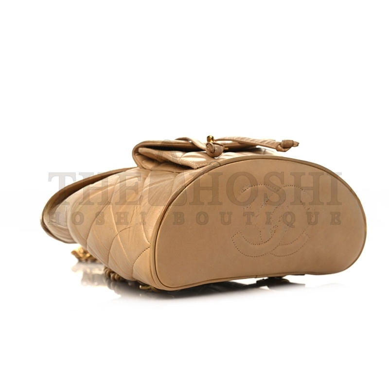 Ch**el LAMBSKIN QUILTED BACKPACK 1166094 (22*22*10cm) Master Quality