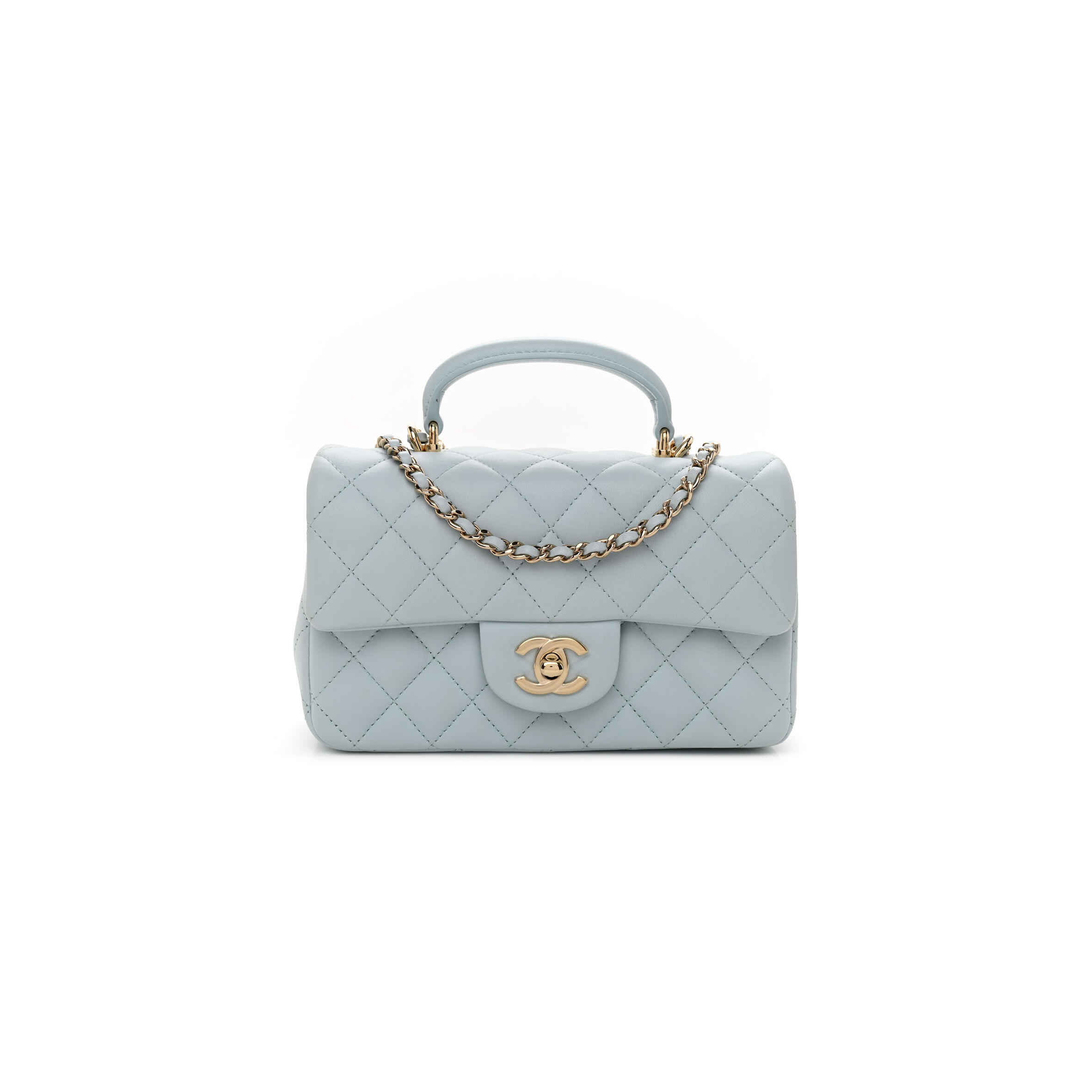 Ch**el MINI TOP HANDLE FLAP 1161257 (20*14*6cm) Master Quality