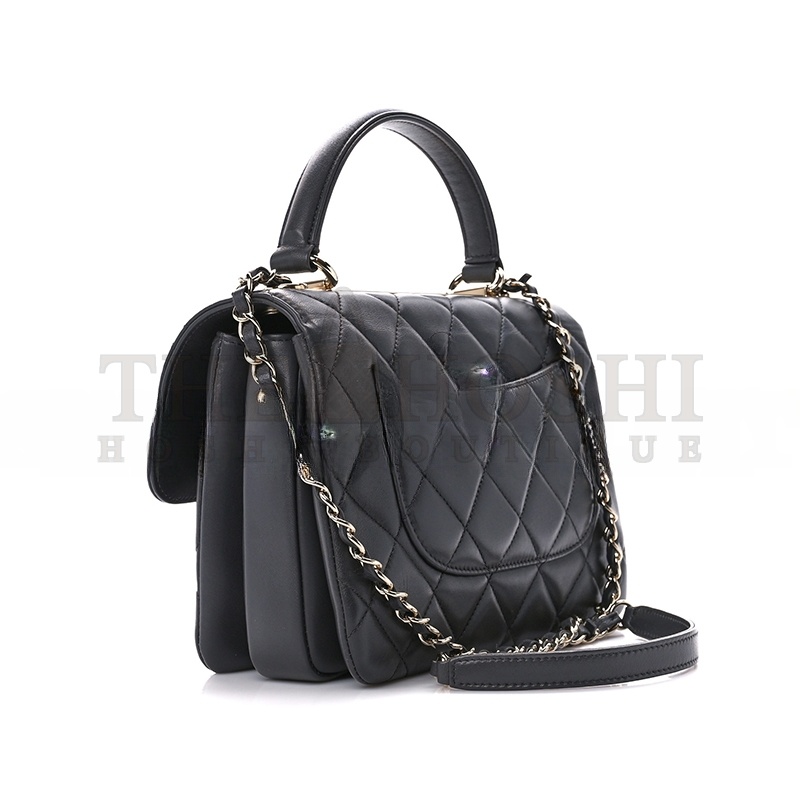 Ch**el SMALL TRENDY CC DUAL HANDLE FLAP 1373449 (25*17*9cm) Master Quality