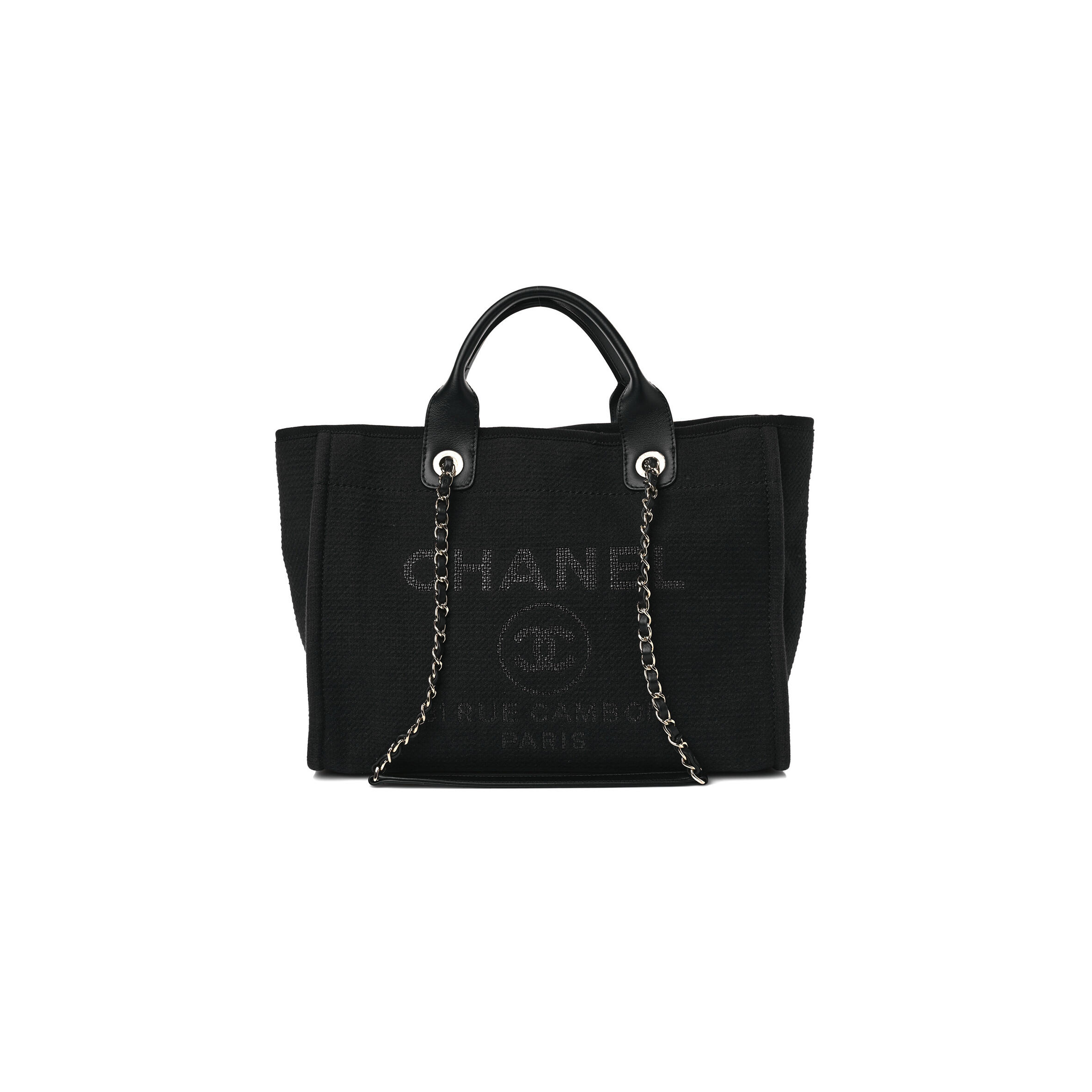 Ch**el MIXED FIBERS SMALL DEAUVILLE TOTE NAVY 1648915 (34*27*18cm) Master Quality