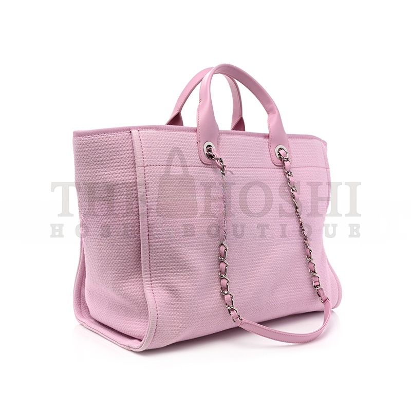 Ch**el MIXED FIBERS SMALL DEAUVILLE TOTE 1149317 (39*29*20cm) Master Quality
