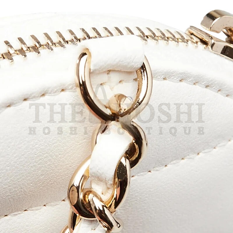 Ch**el ROUND CAMELLIA BOUQUET CLUTCH WITH CHAIN 1096754 (11*11*3cm) Master Quality