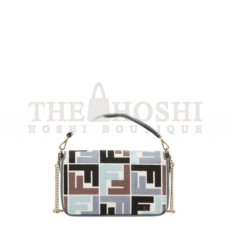 F**di FF MINI BAGUETTE BAG 8BS017ARC2F1OPK (19.5*11*5cm) Master Quality