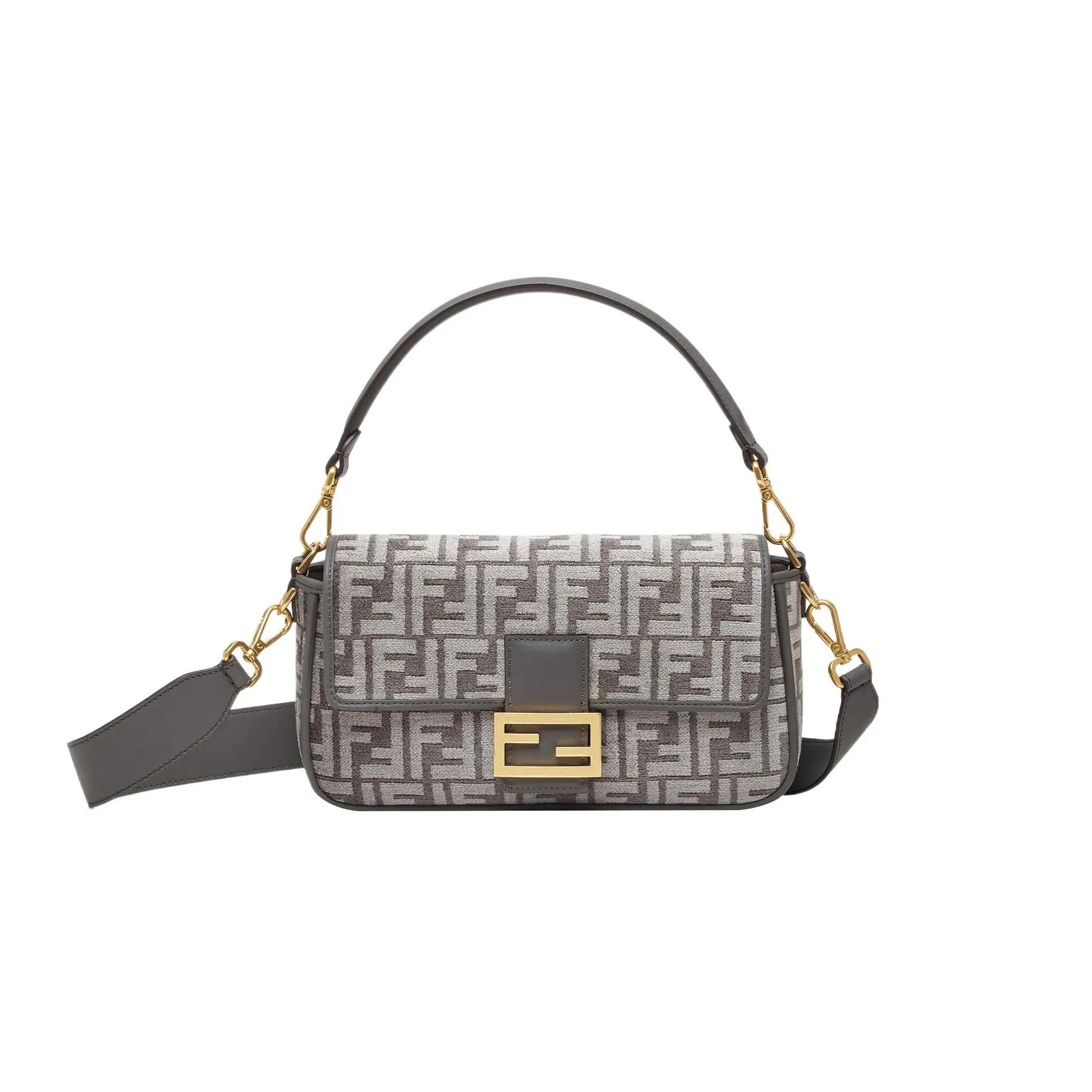 F**di BAGUETTE CROSSBODY SHOULDER BAG 8BR600ALUNF1J41 (27*15*6cm) Master Quality