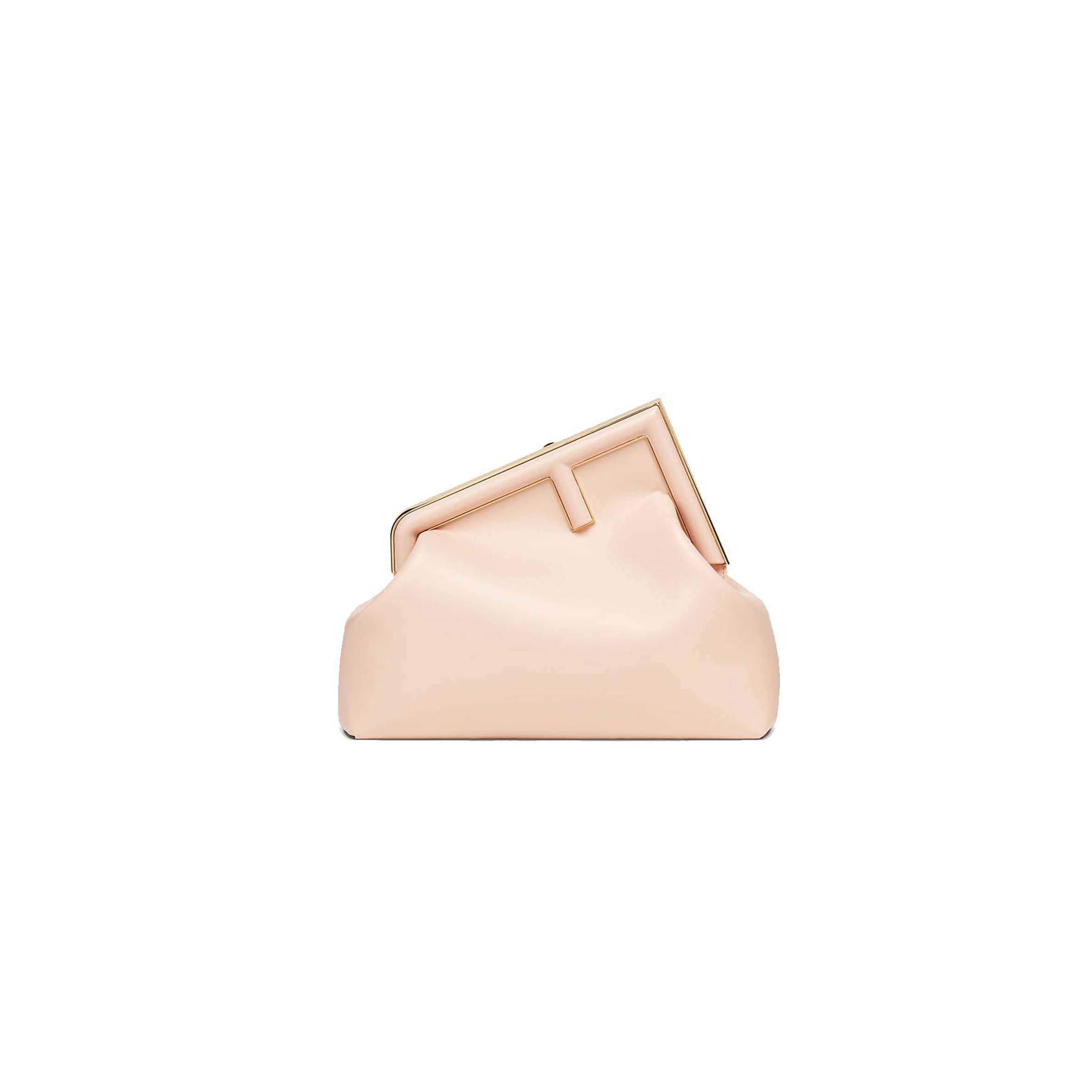 F**di FIRST MEDIUM - PALE PINK LEATHER BAG 8BP127ABVEF14N1 (32.5*23.5*15cm) Master Quality