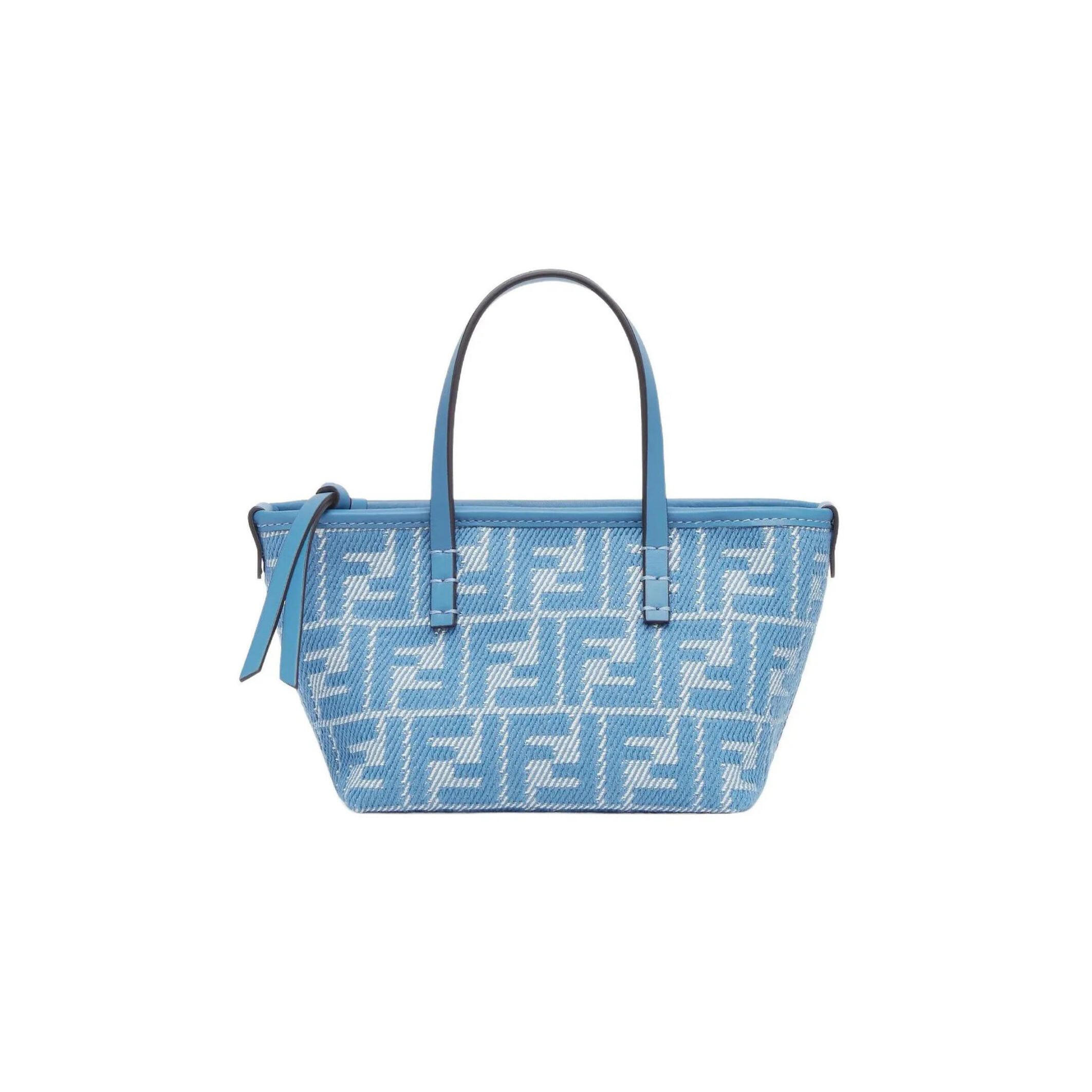 F**di ROLL MINI FABRIC BLUE 8BS096AUPXF1SKL (15.5*13*11cm) Master Quality