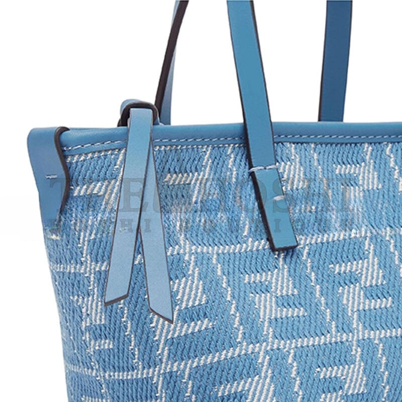 F**di ROLL MINI FABRIC BLUE 8BS096AUPXF1SKL (15.5*13*11cm) Master Quality