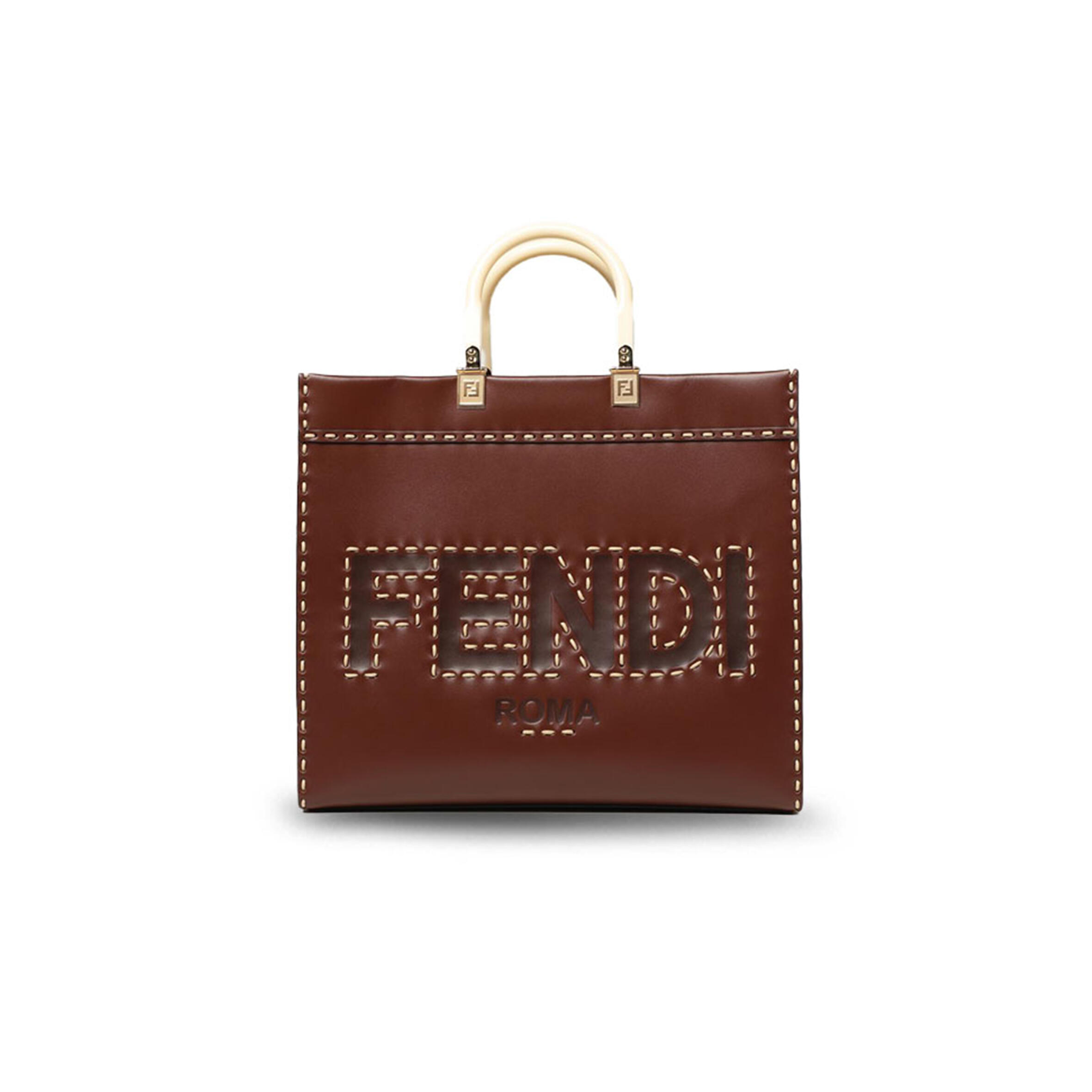 F**di SUNSHINE SHOPPER TOTE LEATHER MEDIUM (36*30*15cm) Master Quality