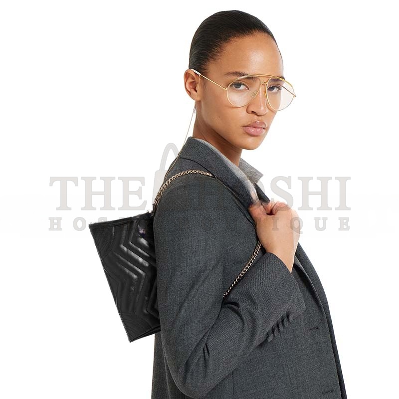 Gvc*1 GG MARMONT SMALL SHOULDER BAG 847589 (20*18*11cm) Master Quality