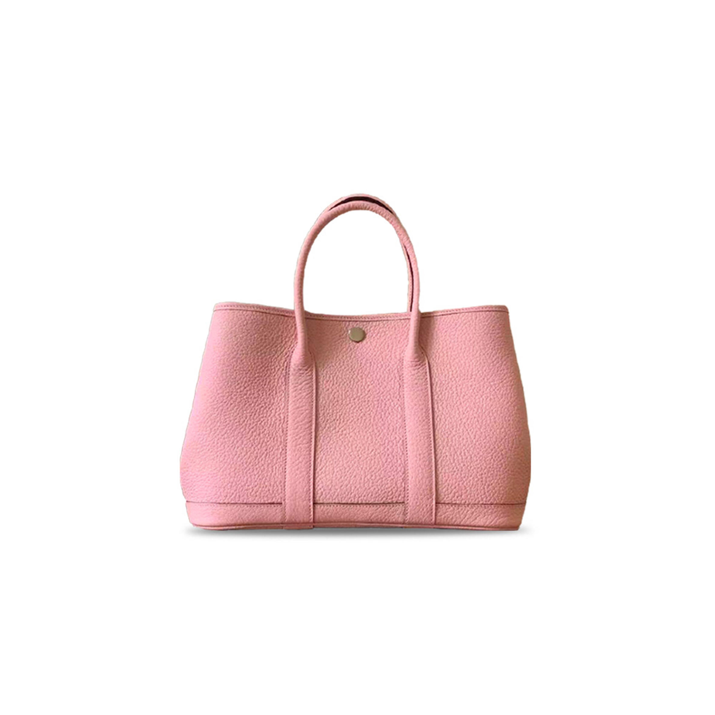 H**me5 MASTER A PINK NEGONDA LEATHER GARGEN PARTY 30 WITH PALLADIUM HARDWARE  (30*21*14cm) Master Quality