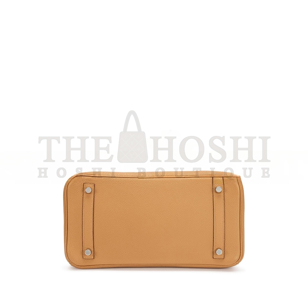 H**me5 BIRKIN 35 SWIFT LEATHER BISCUIT SILVER BUCKLE BAG H049362CC06 (35*25*18cm) Master Quality