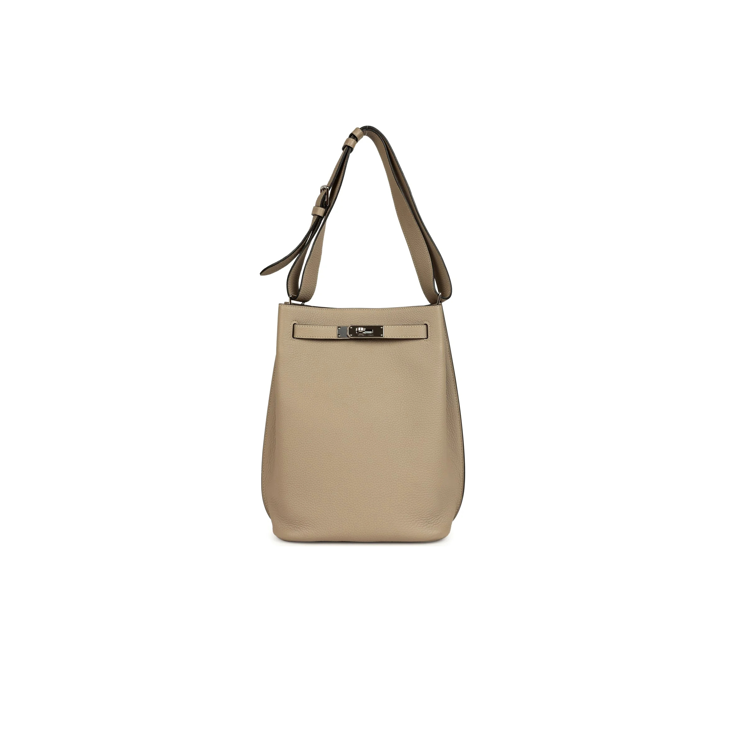 H**me5 SO KELLY 22 GRIS TOURTERELLE TOGO PALLADIUM HARDWARE (30*22*9cm) Master Quality