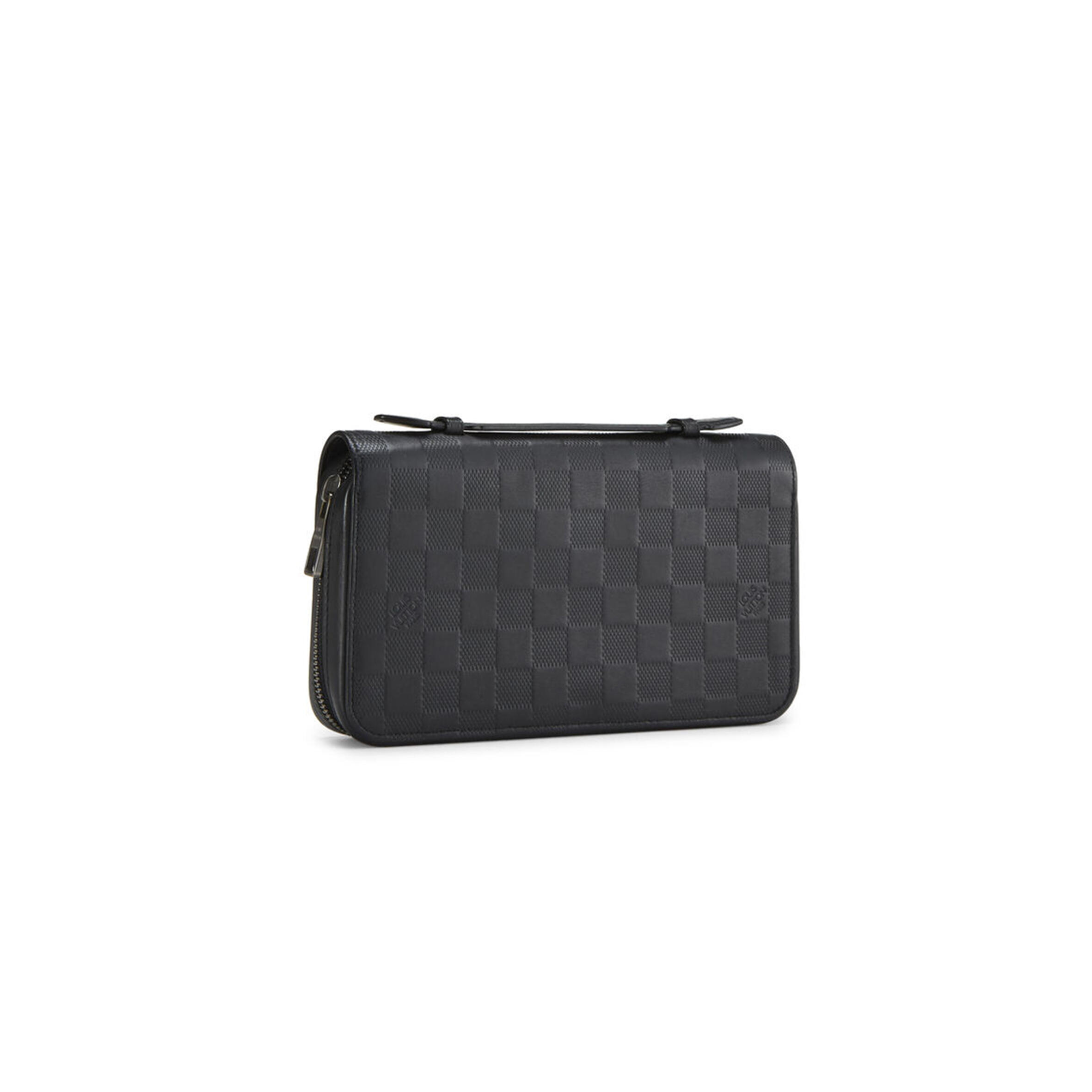 L0vis Vvtt0n BLACK DAMIER INFINI ZIPPY XL M61254 (22*13.5*4cm) Master Quality